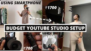 How I built my entire YOUTUBE STUDIO from Amazon on Budget| Budget Youtube setup (fashion) India