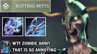 NEW ROTTING MITTS + Moon Shard Undying Destroy All w. Zombie Army Epic Fun 5k Gameplay Dota 2