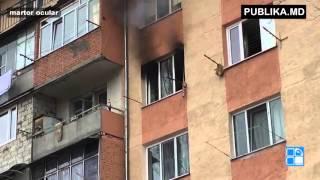 Incendiu în sectorul botanica din Capitală, surprins de un telespectator PublikaTV