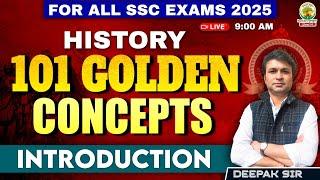 Class 01 | 101 Golden Concepts | SSC EXAMS 2025 | General Study By Deepak Sir #ssc #2025