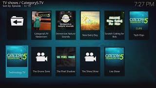 Install Free Category5 TV Network Channel on Kodi Media Center