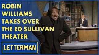 Robin Williams Takes Over The Show | Letterman