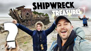 What surprising treasures did we find near SHIPWRECKS?! A Mudlarks dream!