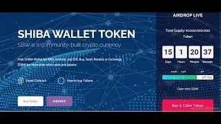 Cryptocurrency: How To Claim 1000 Shiba Wallet Tokens On Your Trust Wallet #Airdrops