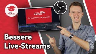 YouTube Live-Streams mit OBS: Intros, Animationen und Chat einfügen