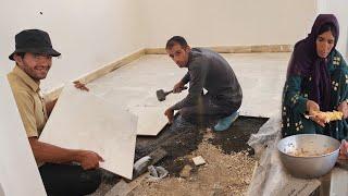 A Heartwarming Journey: Hashem's Family Reunion and Tile Craftsmanship for a Bright Future"