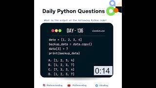 Python Coding challenge - Day 136 | What is the output of the following Python Code? #python