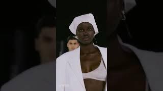 Adut Akech walks for @jacquemus