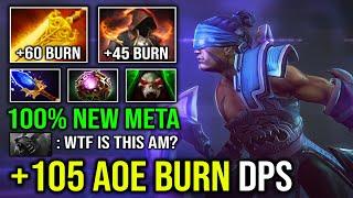 NO NEED BF 100% New Meta First Item Radiance Flame Cloak 105 Burning DPS Anti Mage Dota 2