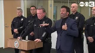 LAPD, Fire Chief, and Mayor Karen Bass provide statements on fires