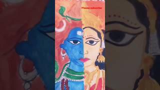 Siva sakti art #youtubeshorts #myartwork #Harharmahadev