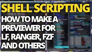 How To Make A Previewer Script For Lf, Ranger, Etc