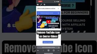How To Remove Youtube Icon Branding From Course Videos ? Ft. Tutor LMS Pro