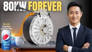 NEW 80KW A.I. DESIGN ELECTRIC MOTOR - FREE ENERGY FOREVER 100% REAL!?