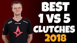 CS:GO - BEST 1vs5 CLUTCHES 2018