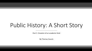 Public History: Short Story