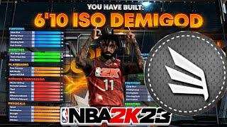 THIS IS THE BEST ISO BIG MAN BUILD IN NBA2K23| THIS IS A DEMIGOD