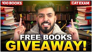 Free CAT EXAM Books for EVERYONE  | Biggest Giveaway *Worth 1 lakh*