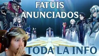 ¡TODOS LOS FATUIS ANUNCIADOS! Todo lo que sé sobre ellos | Genshin Impact