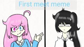 First Meet meme (for mix variety 1612)