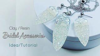 Clay/Resin Jewellers :  ICE EarringsTutorial / LoviCraft