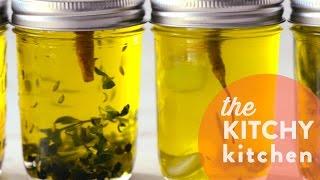 Infused Oil: 5 Ways // The Kitchy Kitchen