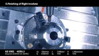 Helical Milling of Bevel Gear by a 5-axis Machine