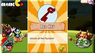 Angry Birds Epic - How To Get Red Key - Unlocks All The Red Pig Gates - Angry Birds