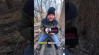 A frozen dragon geocache!