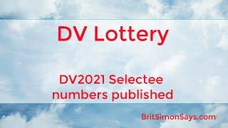DV Lottery | 2021 selectee number analysis