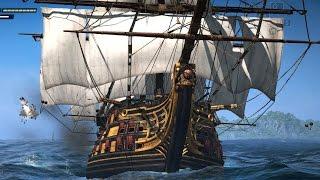 Assassin's Creed 4 Black Flag Ship Battle & Combat with the Pirate King