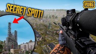 SECRET SPOT on ERANGEL! - PUBG