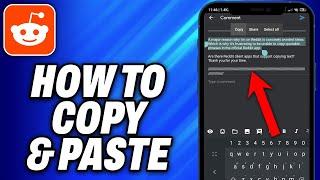 How To Copy and Paste a Reddit Text Post (2024) - Easy Fix