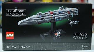 LEGO Star Wars 75405 Home One Starcruiser - LEGO Speed Build Review