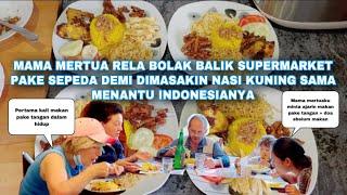 PERTAMA KALINYA MAMA MERTUA MAKAN PAKE TANGAN + MINTA AJARIN DOA SEBELUM MAKAN