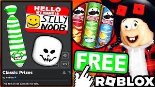NEW EVENT! HOW TO GET Retro Tie, Dark Bloxxer & Red Roblox Cap! (ROBLOX Pringles EVENT)