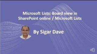 SharePoint Online - Microsoft Lists: Board view in SharePoint online / Microsoft Lists