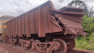 ACIDENTE COM LOCOMOTIVAS NA CARAJAS