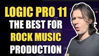 Rock Music Production using Logic Pro 11 New Features | Logic Pro 11 Review