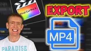 How to EXPORT in MP4 in Final Cut Pro | Super Easy!