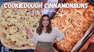 Wie schmeckt der TikTok-Trend COOKIEDOUGH-Cinnamonbuns | Zimtschnecken mit Keksteig? 