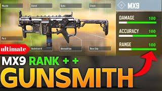 BEST MX9 GUNSMITH IN CALL OF DUTY MOBILE| BEST RANK SETUP OF MX9|