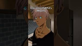 Gojo almost uses PURPLE on Megumi #jjk #jujutsukaisen #gojosatoru #anime #vrchat