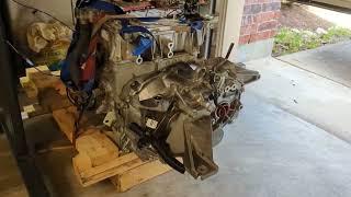 Porsche 924S EV Conversion - Part 9 - Mounting Nissan Leaf Gearbox and Releasing Parking Brake