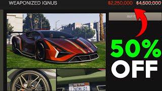 10 THINGS YOU NEED TO BUY RIGHT NOW! 50% OFF DEALS! GTA Online