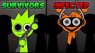 Incredibox Sprunki Corruptbox SURVIVORS Versions Vs INFECTED Versions