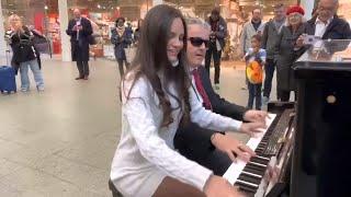 Boogie Woogie Queen Gets A Police Escort To The Piano