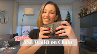 Review: YSL Wallet on Chain WOC | What It Looks Like + What Fits Inside + Try On