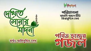 যাদের সোনার মদিনা দেখার সাধ আছে তাদের জন্য গজলটি  ll Hajj gazal ll Bangla islamic song ll Alibuddin