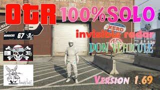 ️ OTR 100% SOLO INVISIBLE RADAR GTA 5 VERSION 1.69 ( 3ÈME VERSION)